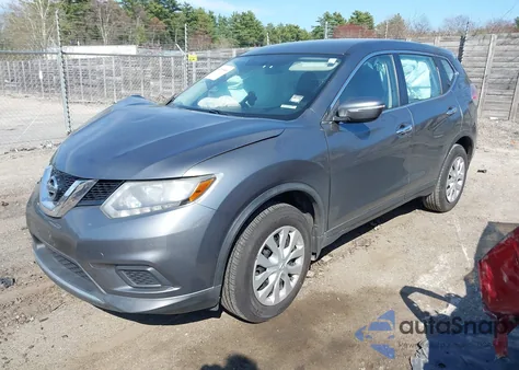 2015 Nissan Rogue S из США, поврежденный, VIN KNMAT2MV5FP583632